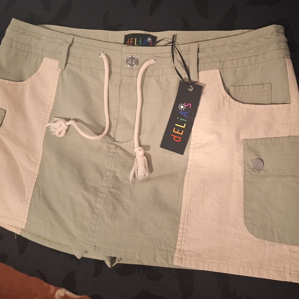 dELiA*s Two-Tone Mini Skirt